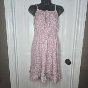 SHEIN Pink Floral Dress